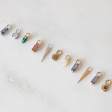 Spike Hoop Earrings 9k Gold