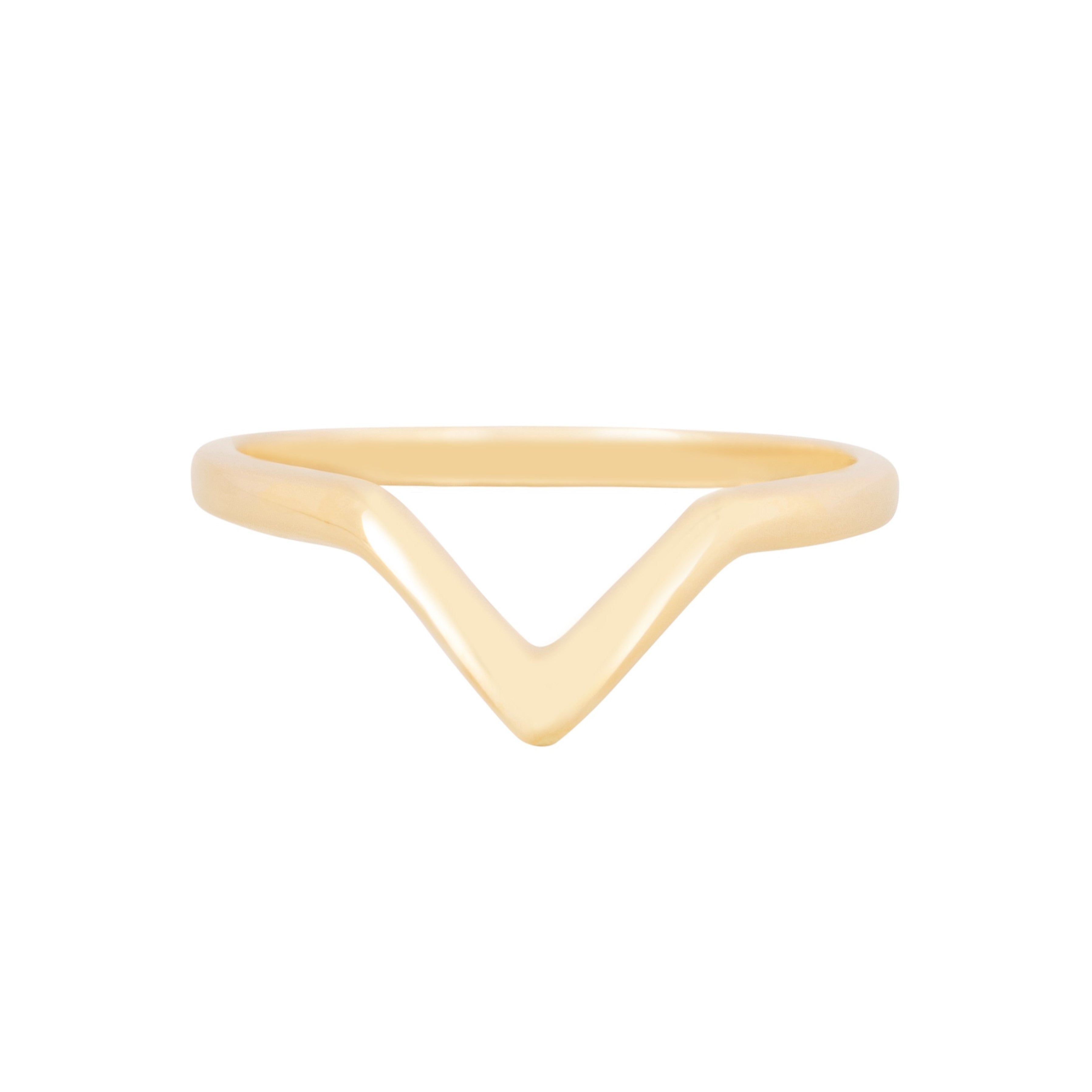 Wishbone Ring 9k Gold