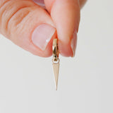 Spike Hoop Earrings 9k Gold