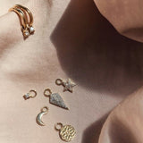 Zohreh Coin Earring Charm 9k Gold