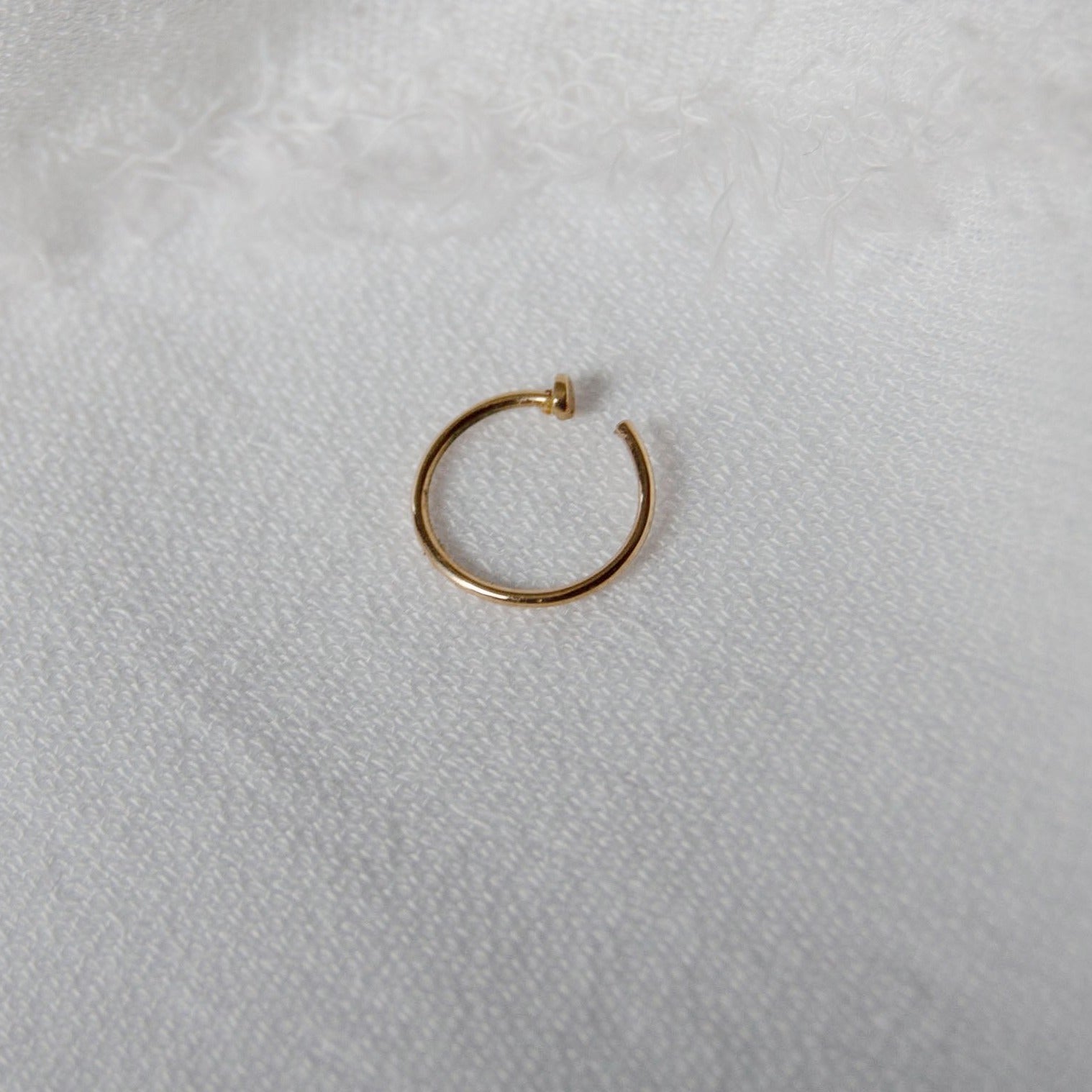 Nose Ring 9k Gold