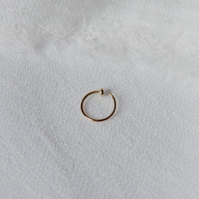 Mini Nose Ring 9k Gold