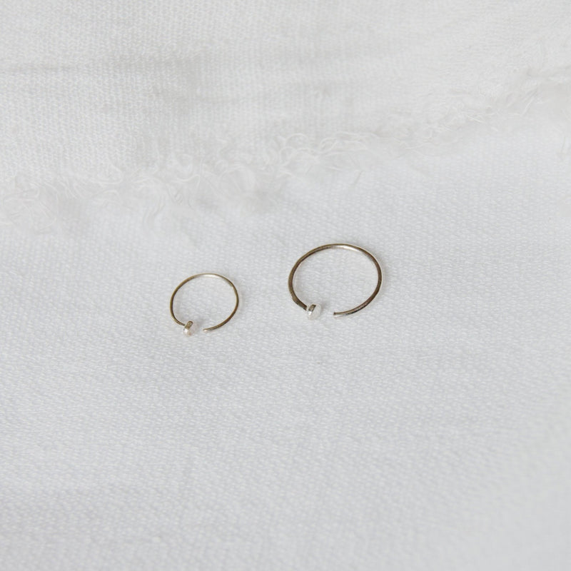 Mini Nose Ring Sterling Silver