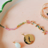 Personalised Beaded Bracelet Sterling Silver
