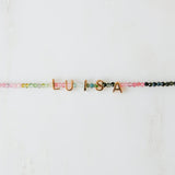 Personalised Beaded Bracelet 9k Gold
