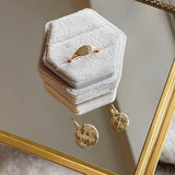 Organic Coin Pendant Sterling Silver