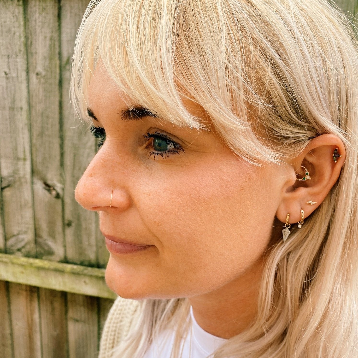 Nose Ring 9k Gold