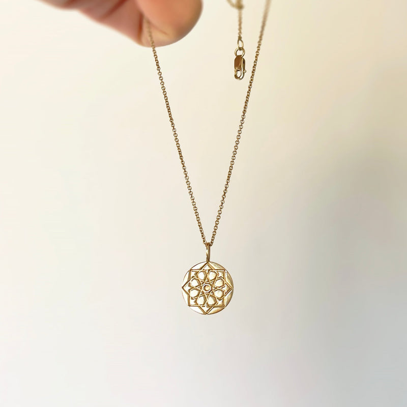 Zohreh Coin Necklace 9k Gold