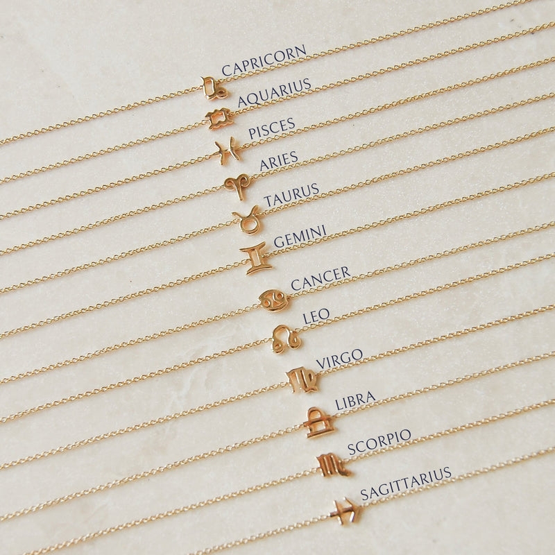 gold zodiac bracelets