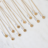 Zodiac Coin Pendant 9k Gold