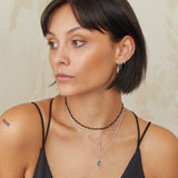 Labradorite Rhombus Pendant Sterling Silver
