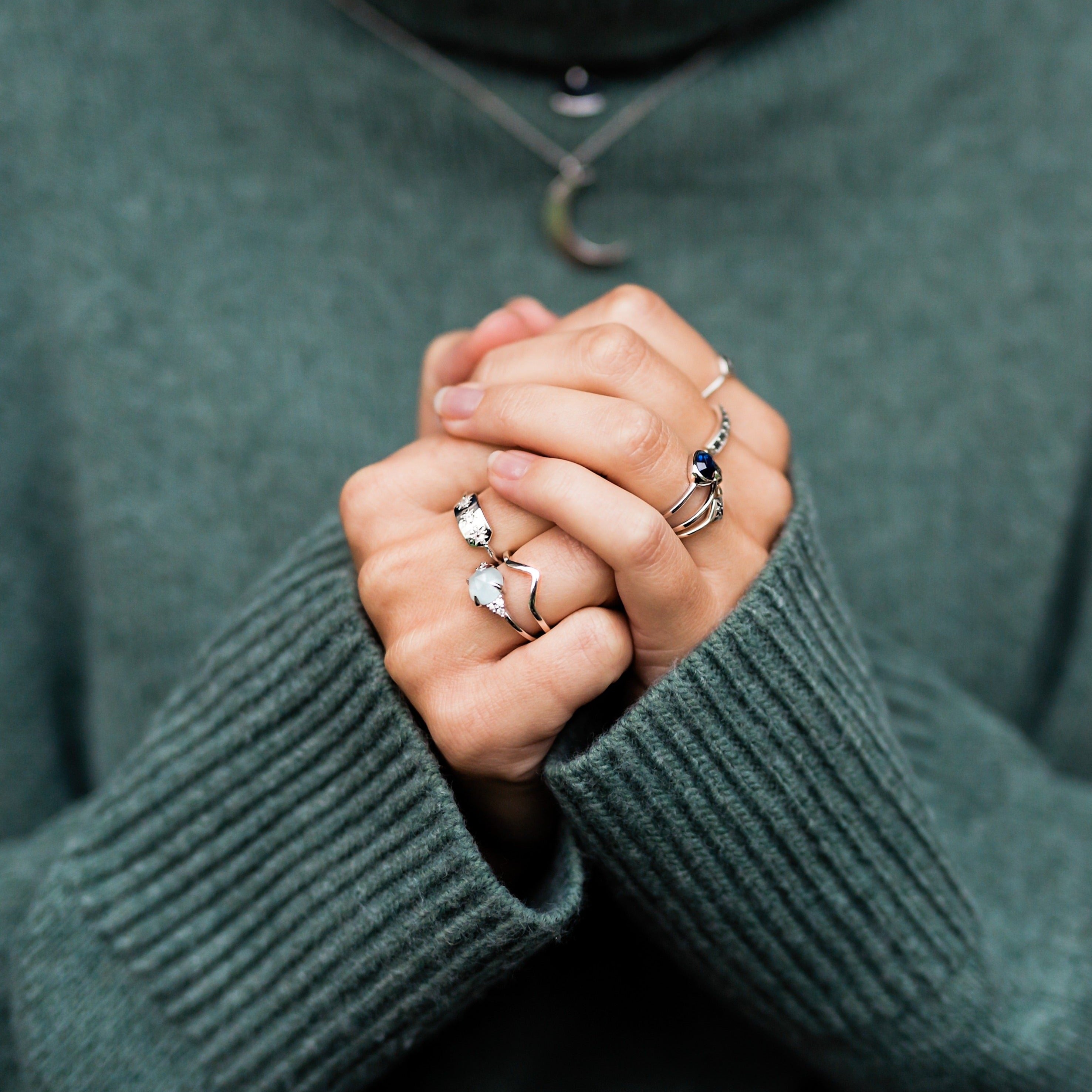 Wishbone Ring Sterling Silver