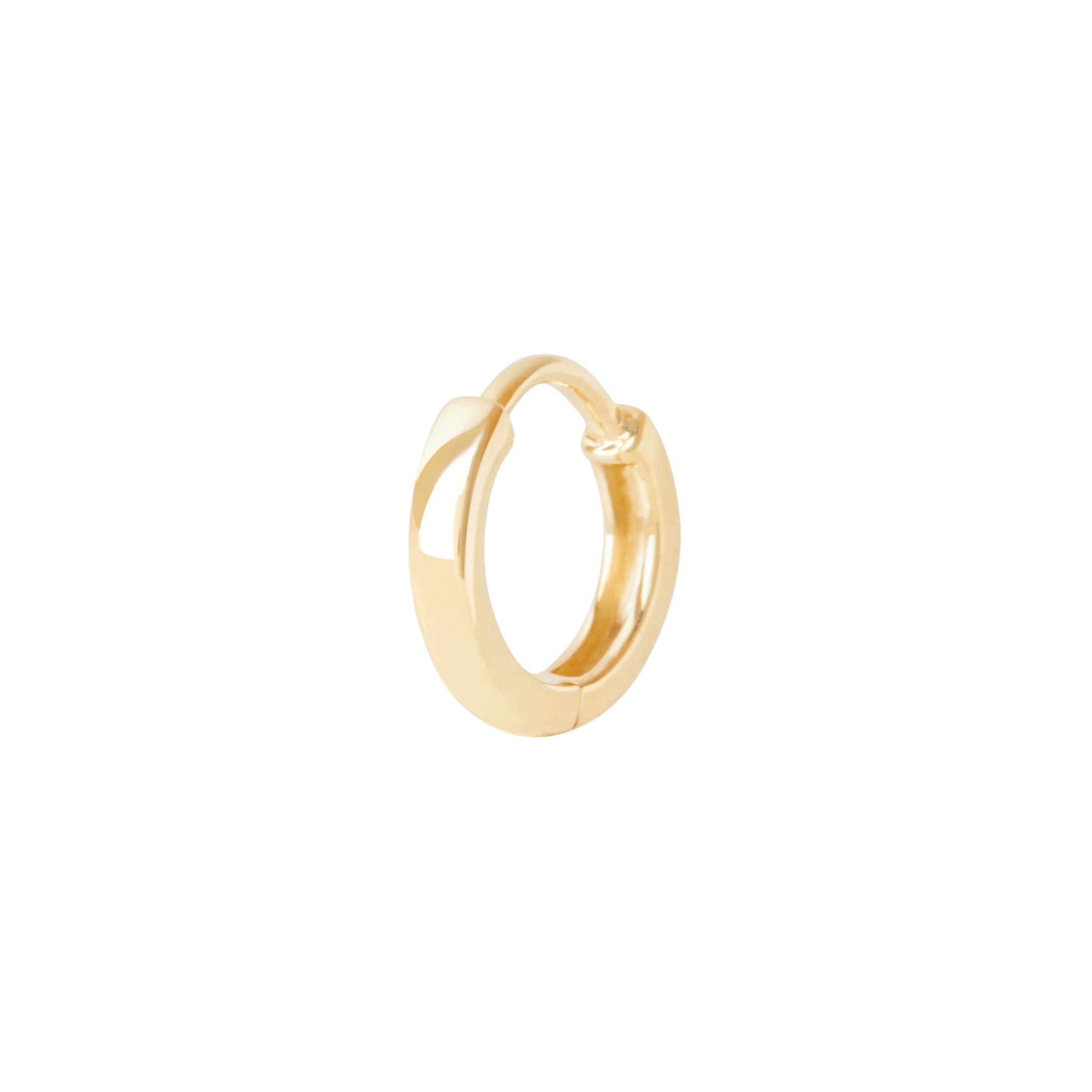 Huggie Hoop Earring 9k Gold – Zohreh V. Jewellery