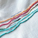 Personalised Beaded Necklace Sterling Silver