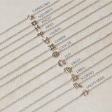 Zodiac Charm Bracelet Sterling Silver