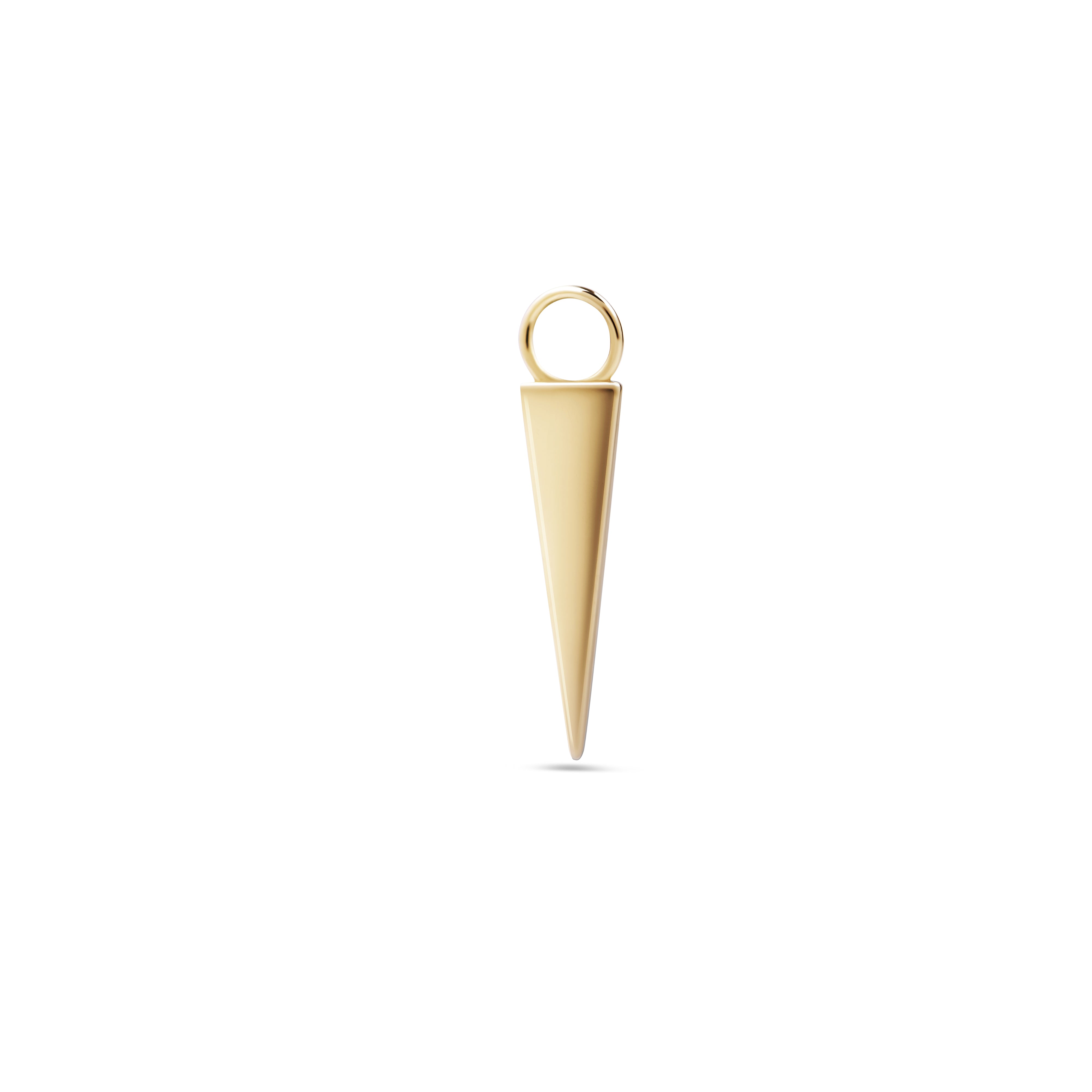 Spike Earring Charm 9k Gold