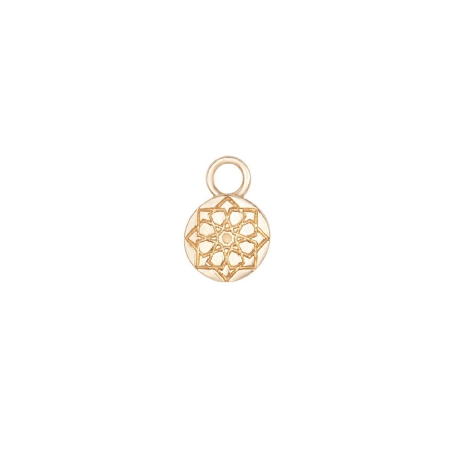 Zohreh Coin Earring Charm 9k Gold